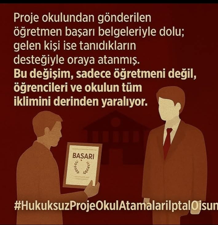 İkra Sidre Çakmak 🇹🇷 (@sidrewq) on Twitter photo <a href="/Yusuf__Tekin/">Yusuf Tekin</a> Sayın bakan; okullar açılmadan önce proje okullarındaki atamaların iptalini bekliyoruz. Bu atamalar hem öğretmenleri hem de öğrencileri olumsuz etkilemiştir. İptal edilmesi herkesi mutlu ve memnun edecektir. Sizden dileğimiz isteklerimizi olumsuz karşılamamanız. Saygılarımla. <a href="/Yusuf__Tekin/">Yusuf Tekin</a> Sayın bakan; okullar açılmadan önce proje okullarındaki atamaların iptalini bekliyoruz. Bu atamalar hem öğretmenleri hem de öğrencileri olumsuz etkilemiştir. İptal edilmesi herkesi mutlu ve memnun edecektir. Sizden dileğimiz isteklerimizi olumsuz karşılamamanız. Saygılarımla.