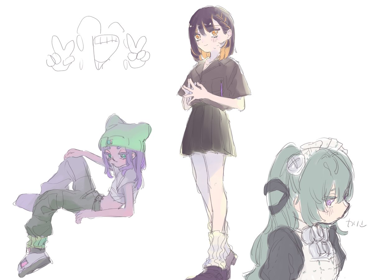 鬼久々にちゃんと絵描いた