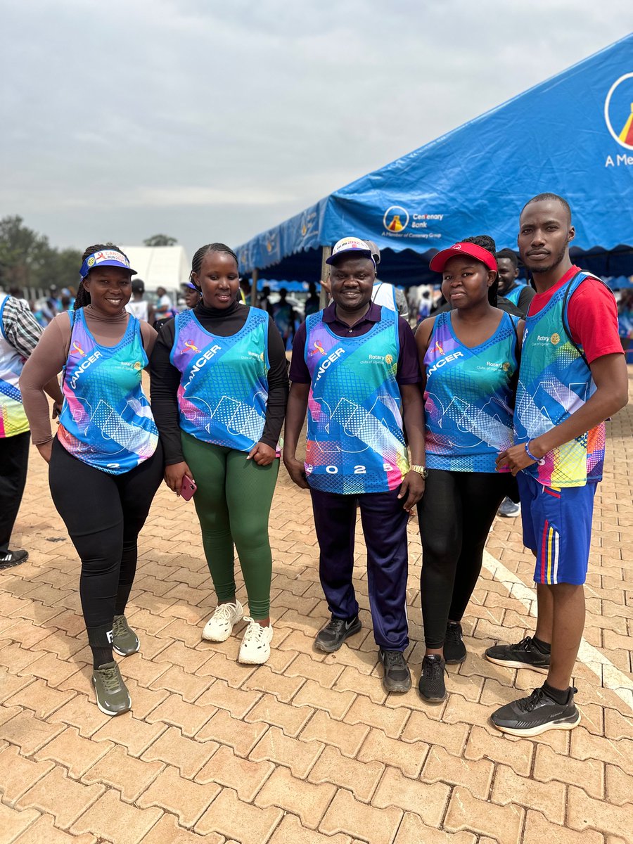 Rotaractmbuya's tweet photo. The Rotaract Club of Mbuya participated in the Cancer Run today with the aim of supporting cancer patients. 
#cancerrun2025 https://t.co/Q1D0VUYAFs
