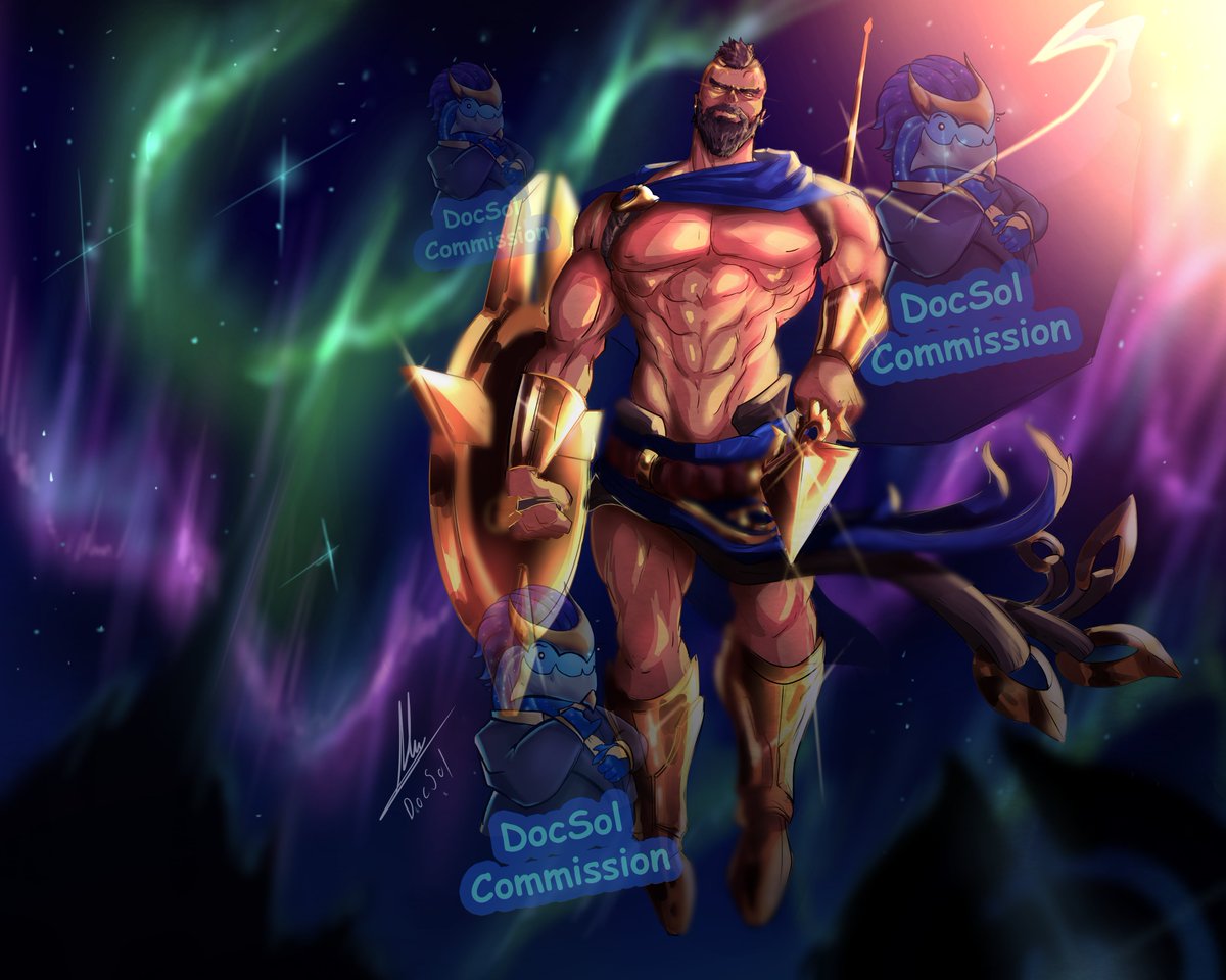 Pantheon Ilustration #leagueoflegends #riotgames #pantheon #commissions #illustrationdaily