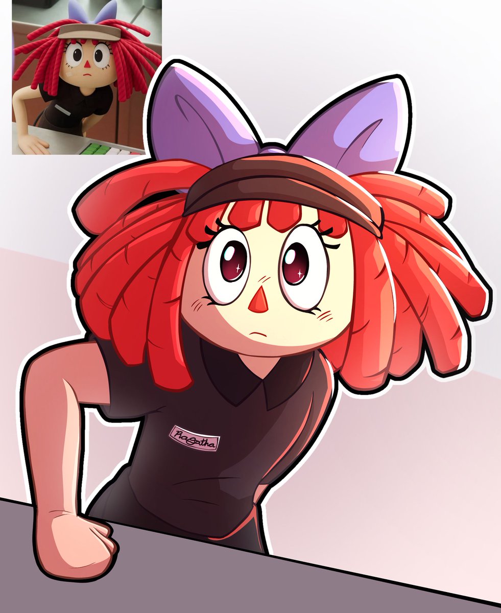 This is cute but its ai so I drew it myself #tadc #ragatha