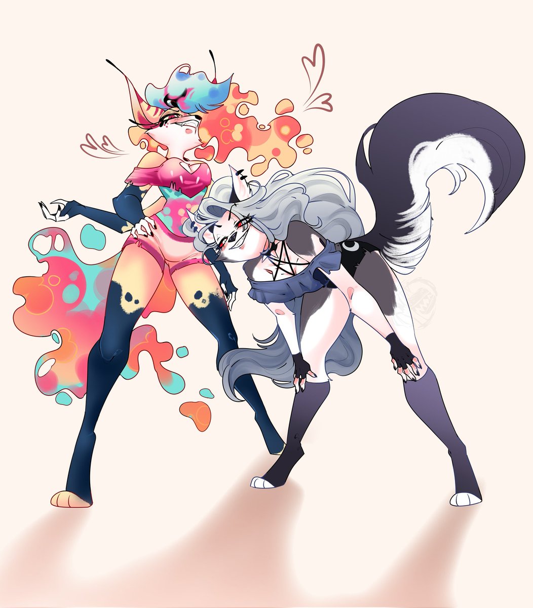 MyBoscha's tweet image. "wanna mess with us ? "
#HelluvaBoss #helluvabossfanart