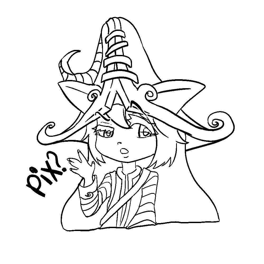 Sdois3's tweet photo. Where is PIX?
 #LOL #fanart #leagueoflegends #Lulu #ルル #リーグ・オブ・レジェンド #lineart #女の子 https://t.co/WWyc8qILpY https://t.co/Wk3NdbQvym