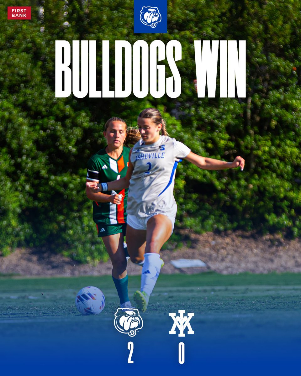 BULLDOGS WIN! BULLDOGS WIN! 

We shut out VMI 2-0 for our second straight clean sheet, posting back-to-back shutouts for the first time since 2023 ❌❌

#ALLinAVL