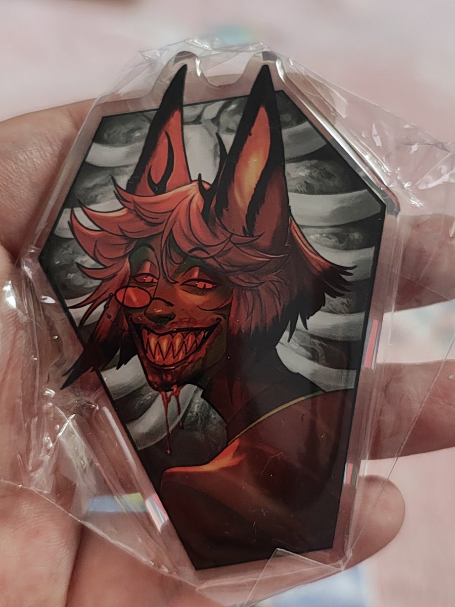 Update, the packages finally arrived! It was stuck on customs and returned, but <a href="/4lienbrainrot/">AL but worse☠||🔜Milanogamesweek</a> persevered and sent it again! 

And it was amazing, sorry for all the troubles!🙏
Check it out, got a poster, stickers, keychains and a pin!