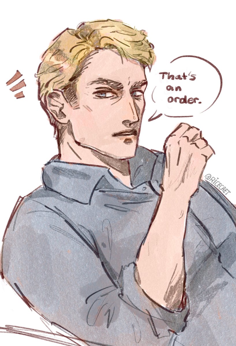 ricecaet's tweet image. quick #erwinsmith doodle #aot #aotfanart #ShingekiNoKyojin
＃エルヴィン