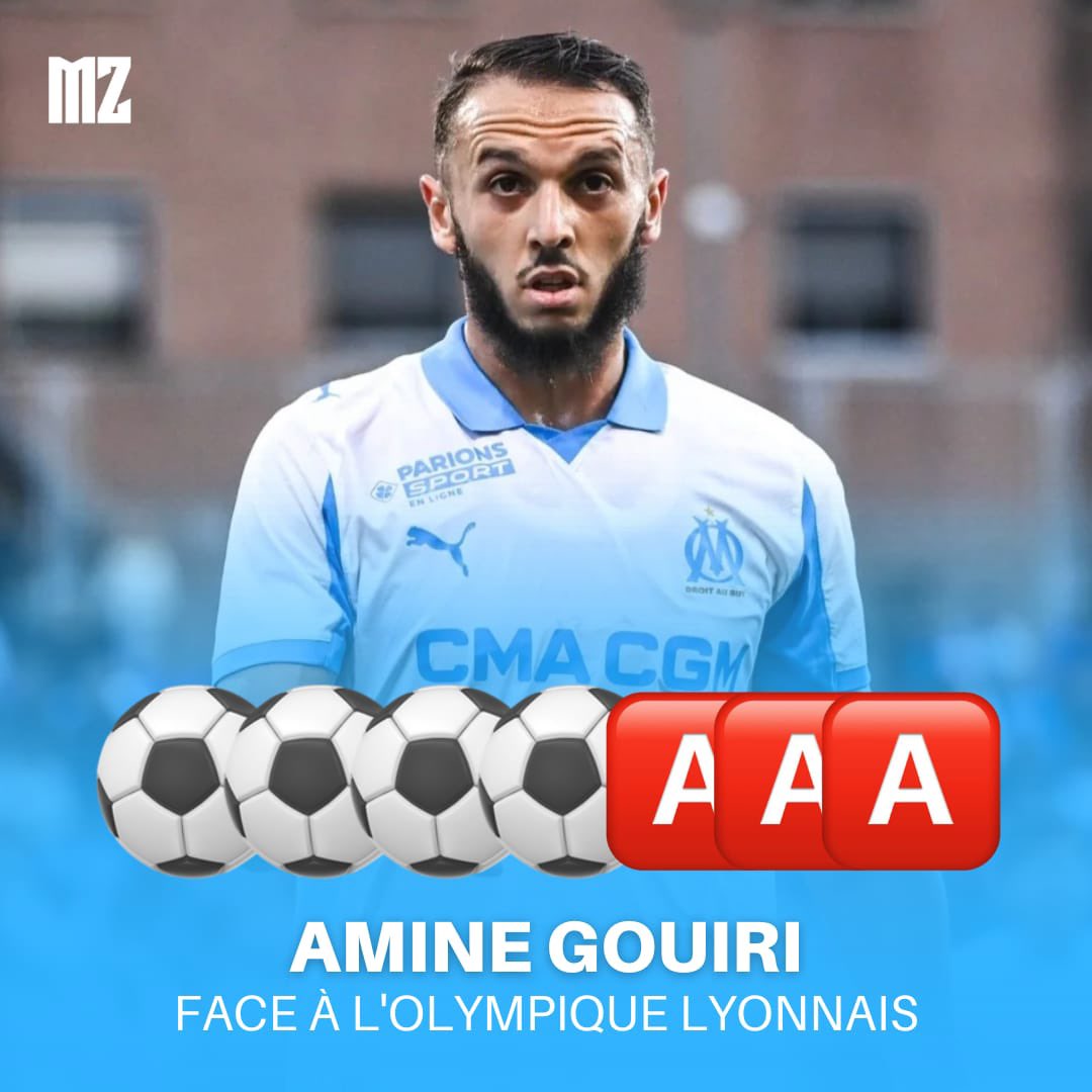 MassiliaZone's tweet image. L’OL est un adversaire qui réussit plutôt bien à Amine Gouiri 👀🔥