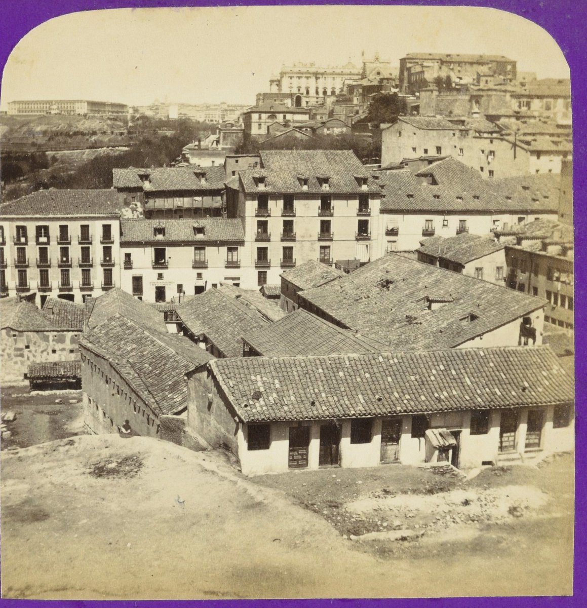 ¿Quién sabe dónde? #CSIMadriles 
¿Qué edificios reconocéis?
¿Desde donde se hizo la foto?
📷Vista de Madrid, Jean Andrieu, 1862 - 1876. Fragmento de estereoscópica.