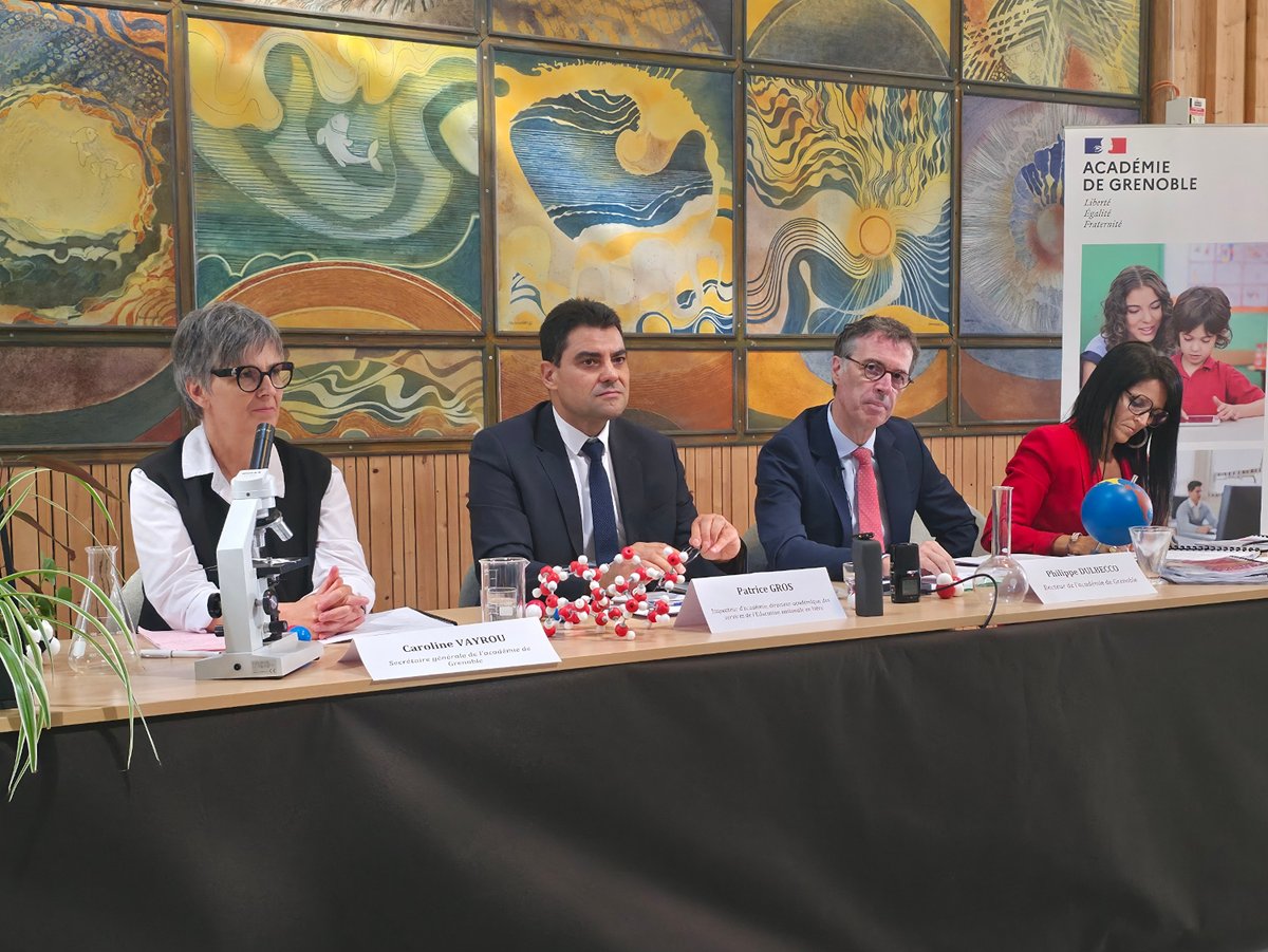 Renforcement de l’égalité filles-garçons, lutte contre le harcèlement, santé mentale, inclusion et formation des enseignants : telles sont les grandes priorités annoncées par <a href="/Philippe/">Philippe Gauthier</a> Dulbecco, recteur de l'<a href="/acgrenoble/">Académie de Grenoble</a>, pour la rentrée scolaire 2025 .
placegrenet.fr/2025/08/31/aca…