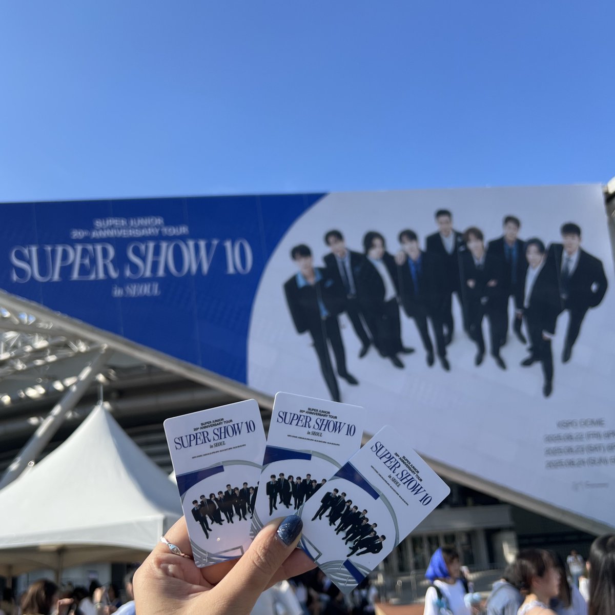 SUPER JUNIOR 20th Anniversary TOUR <SUPER SHOW 10> in SEOUL 
DAY 1 DAY 2 DAY 3 LETZGO 
💙💙💙💙💙💙💙💙💙

#SUPERSHOW #SUPERSHOW10
#20th_Anniversary_TOUR