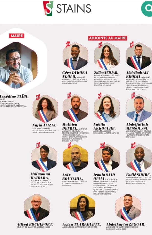 GENGIS KHAN 🇫🇷 🇮🇱 🌿 (@gengis9999) on Twitter photo Les élus de Stains dans le 95 Les élus de Stains dans le 95