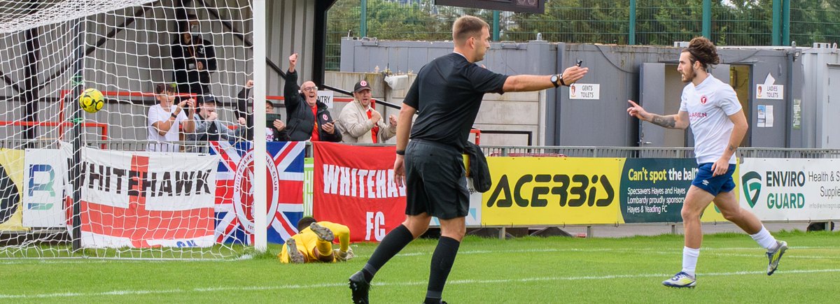 Hayes &amp; Yeading United 1 Whitehawk 1

Hawks have to settle for replay after early Charlie Lambert pen

Match pics:
flickr.com/photos/agschof…

#COYH