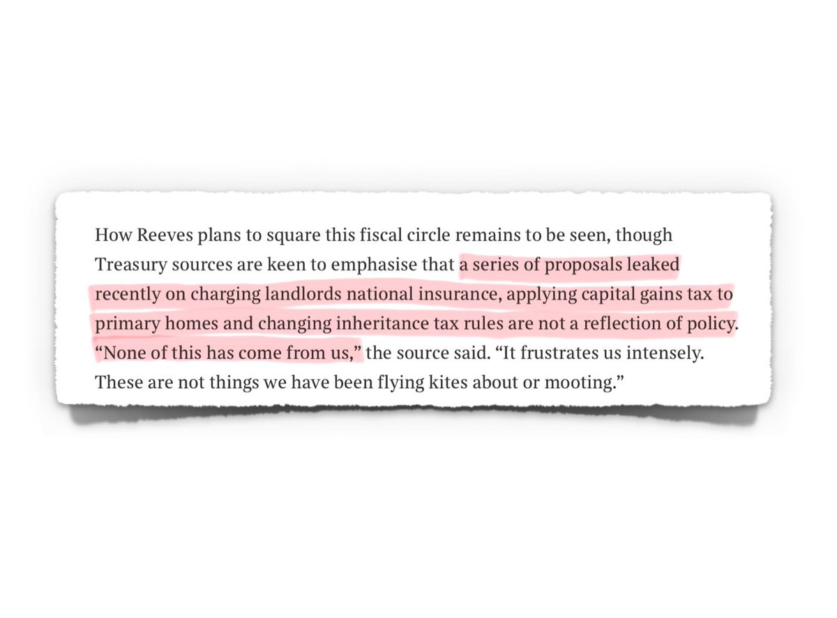Some will blame Treasury for not denying it, some the sloppy Lobby hacks who printed the story in the first place. Either way, it's a pain in the arse for anyone trying to buy or sell this Autumn &amp; for those who own or rent a home. 😡

thetimes.com/uk/politics/ar…