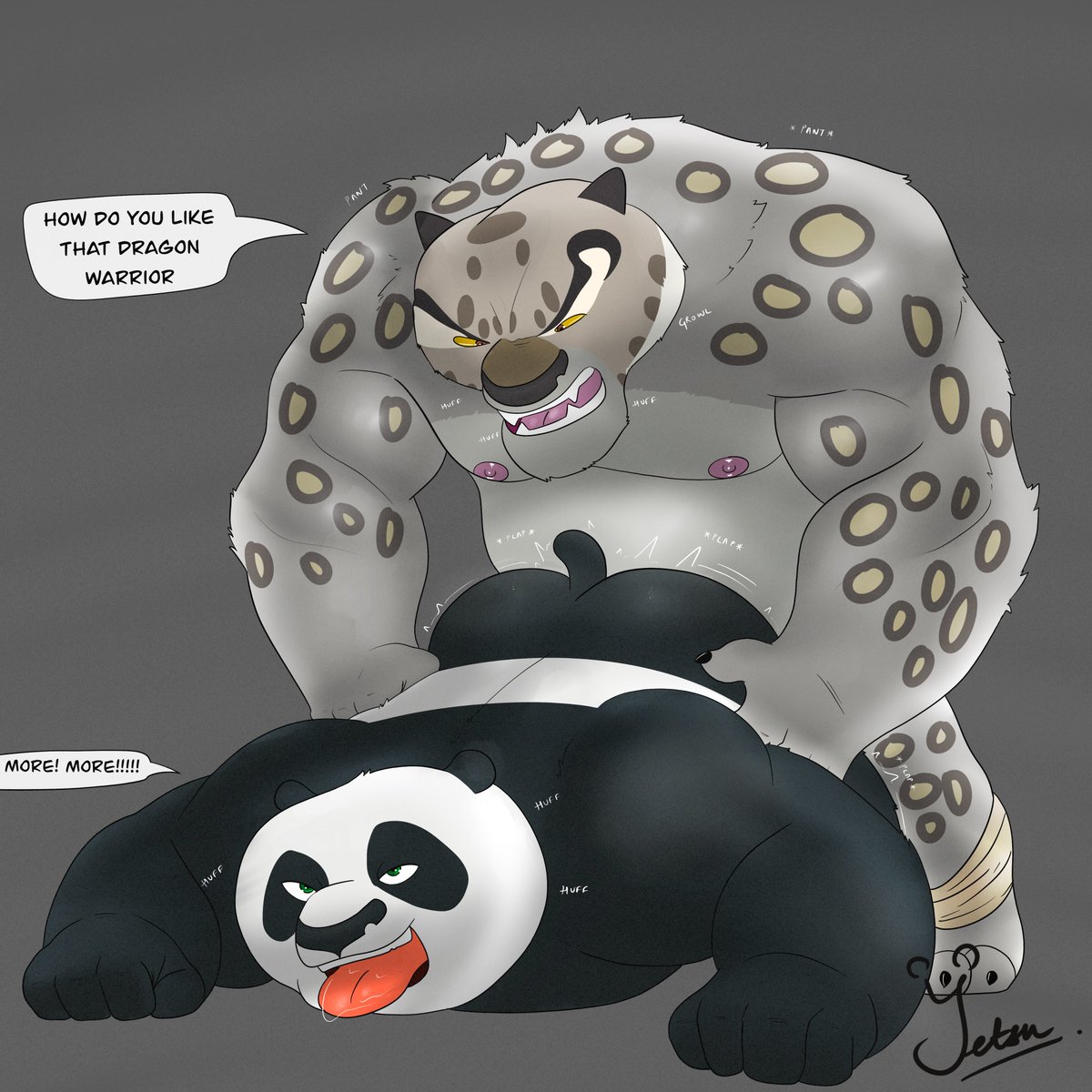 thatuwupanda's tweet photo. Po x Tai Lung 2/2

#FurryArt https://t.co/paACud2mHn