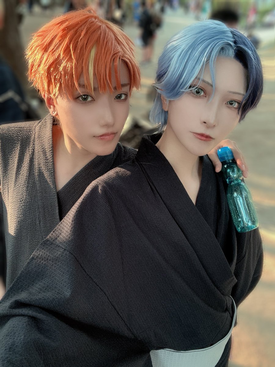 ⚠︎捏造衣装
お祭り行ってきた！楽しかった！🍧🧊
#アコスタ松戸 #prsk_cos