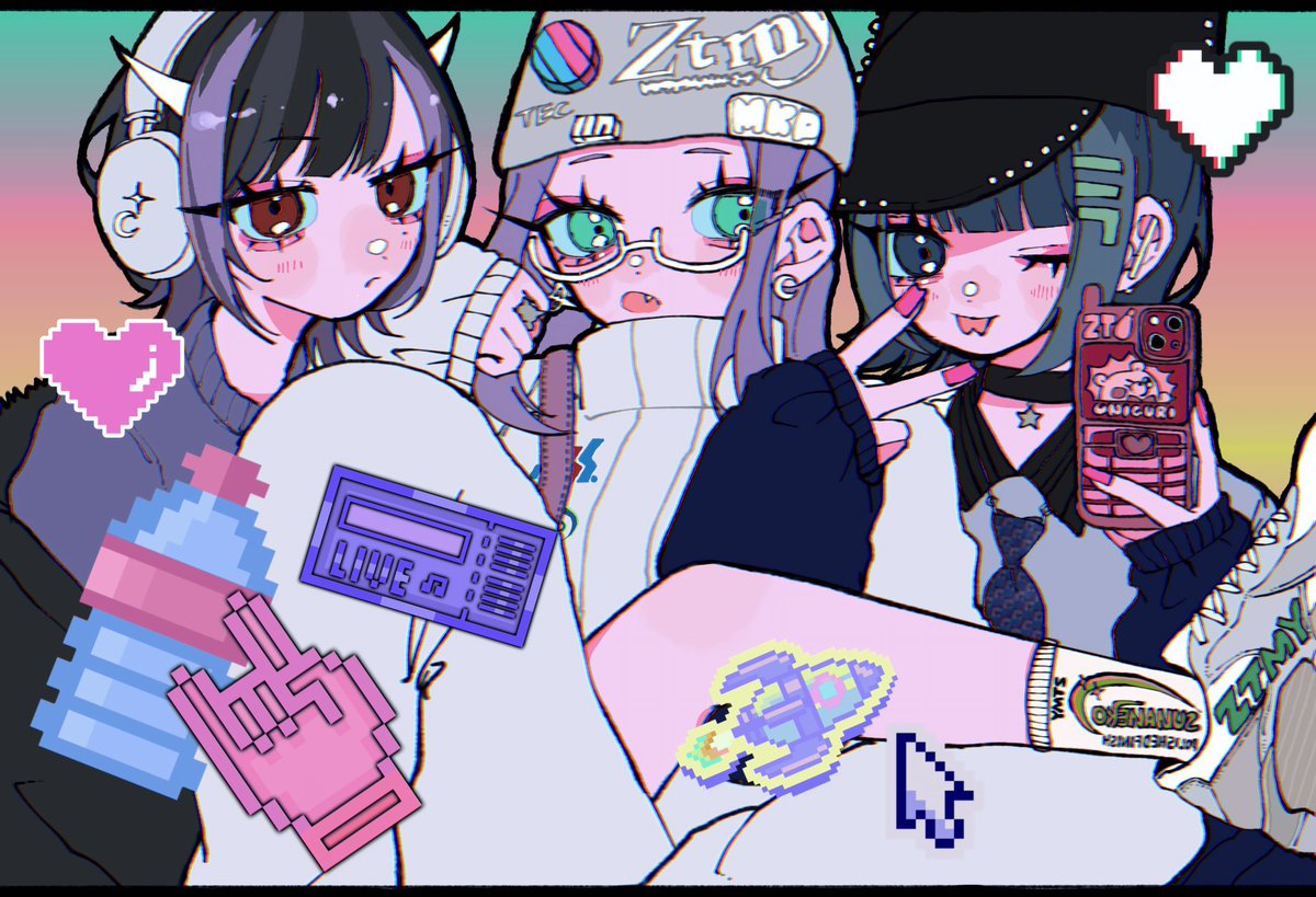 #過去絵を投げて絵を描いた気になろうキャンペーン 

泣きながらズトカの加筆頑張ってます
立ち直れ〜わたし