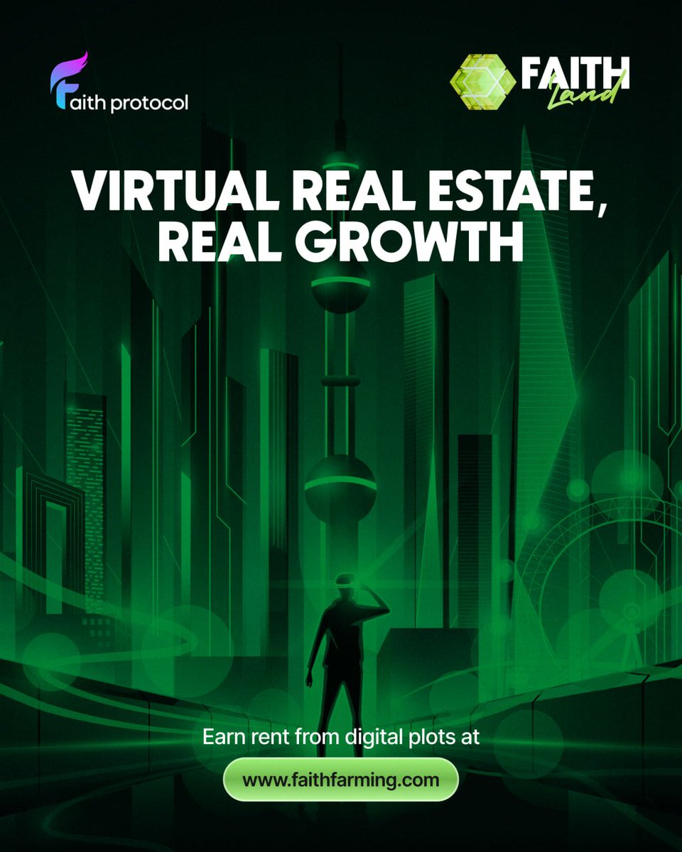Faith_Protocol's tweet photo. 🌐 FAITH FARMING - The land of tomorrow is digital.

Buy, own, and rent plots in the metaverse real estate market.

Your opportunity to grow wealth in a world without boundaries.

👉 https://t.co/PskljCBUv5

#FaithProtocol #FaithFarming #MetaverseLand #VirtualRealEstate #Web3 #Blockchain #DigitalFuture #MetaLand #Faith