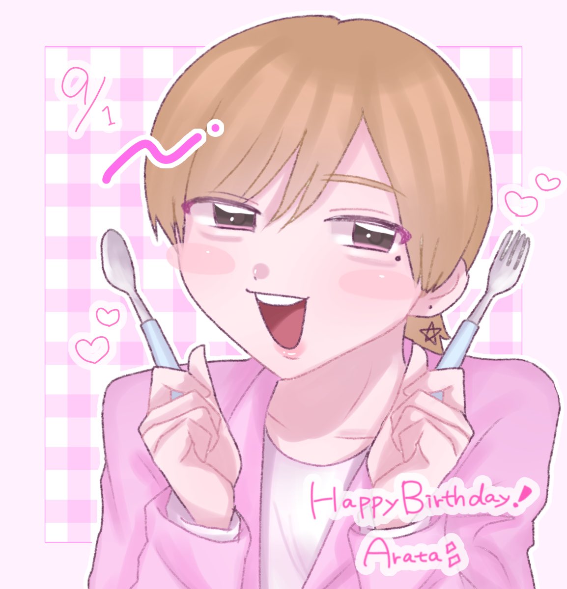 しおち (@kage__no) on Twitter photo - ̗̀ 🎂𝙃𝘼𝙋𝙋𝙔 𝘽𝙄𝙍𝙏𝙃𝘿𝘼𝙔🥂  ̖́-
新くんにとって素敵な1年を過ごせますように✨💘
 #佐藤新誕生日2025  #佐藤新誕生祭2025 - ̗̀ 🎂𝙃𝘼𝙋𝙋𝙔 𝘽𝙄𝙍𝙏𝙃𝘿𝘼𝙔🥂  ̖́-
新くんにとって素敵な1年を過ごせますように✨💘
 #佐藤新誕生日2025  #佐藤新誕生祭2025