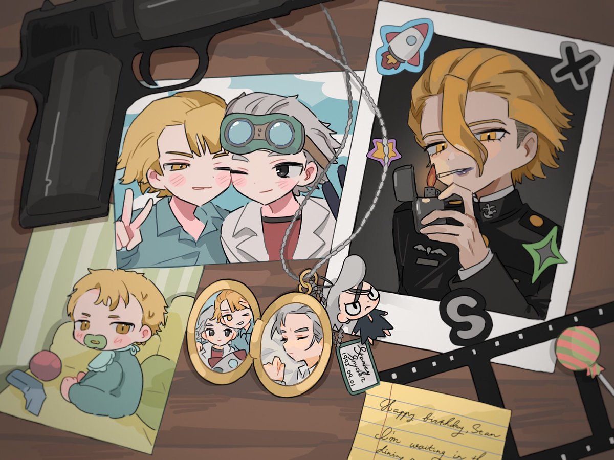 スタンリーお誕生日おめでとう〜！🍰🚬
　　　⋆⸜𝐇𝐚𝐩𝐩𝐲 𝐁𝐢𝐫𝐭𝐡𝐝𝐚𝐲⸝⋆