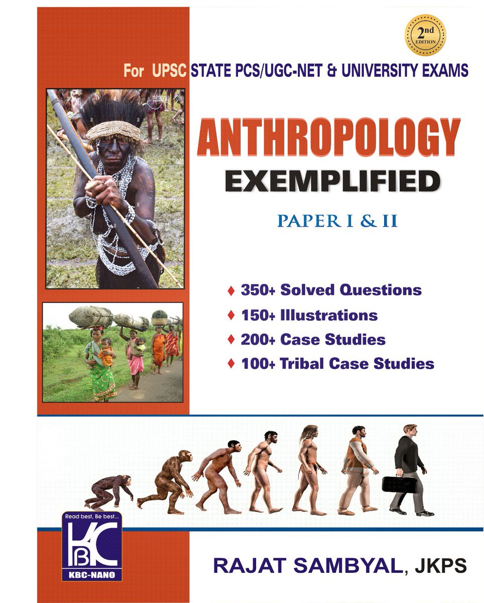 rajatsambyal_'s tweet image. Today’s UPSC 2025 Mains Anthropology Paper 2 analysis:
✅ Question Level- Easy to Moderate 
📌 All questions within syllabus &amp;amp; covered in book “ Anthropology Exemplified”.
➡️ A complete one-source coverage for Anthropology.
#UPSC2025 #UPSCMains