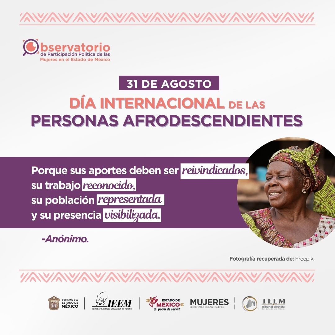 Este día reafirmamos la lucha por el reconocimiento, la justicia y la visibilidad de las personas afrodescendientes 👧🏿👦🏽. Reivindicar sus aportes históricos, culturales y sociales es clave para construir sociedades más justas e igualitarias.