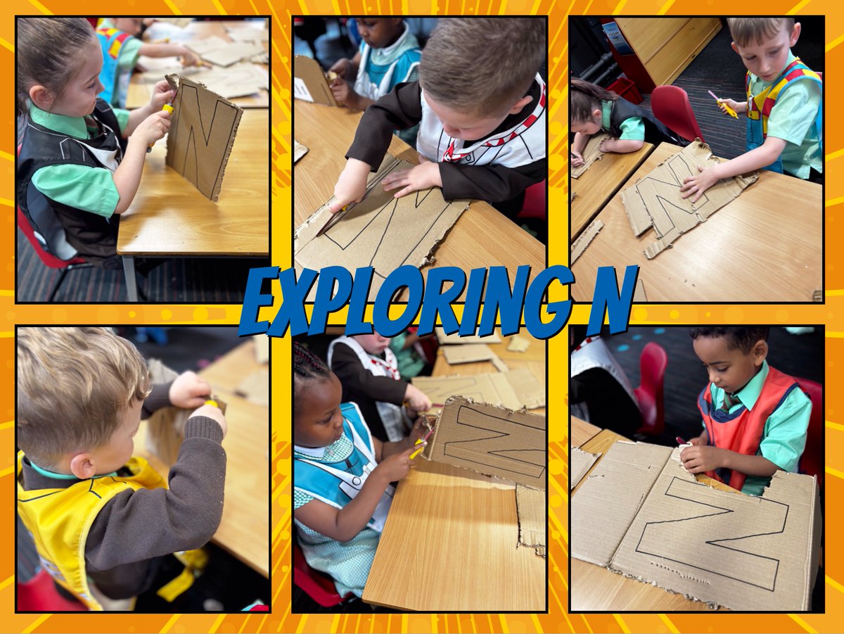 P1 have been learning to use their <a href="/Makedo/">Makedo</a> saws whilst exploring the letter N and thinking about jobs that use tools. #DYW