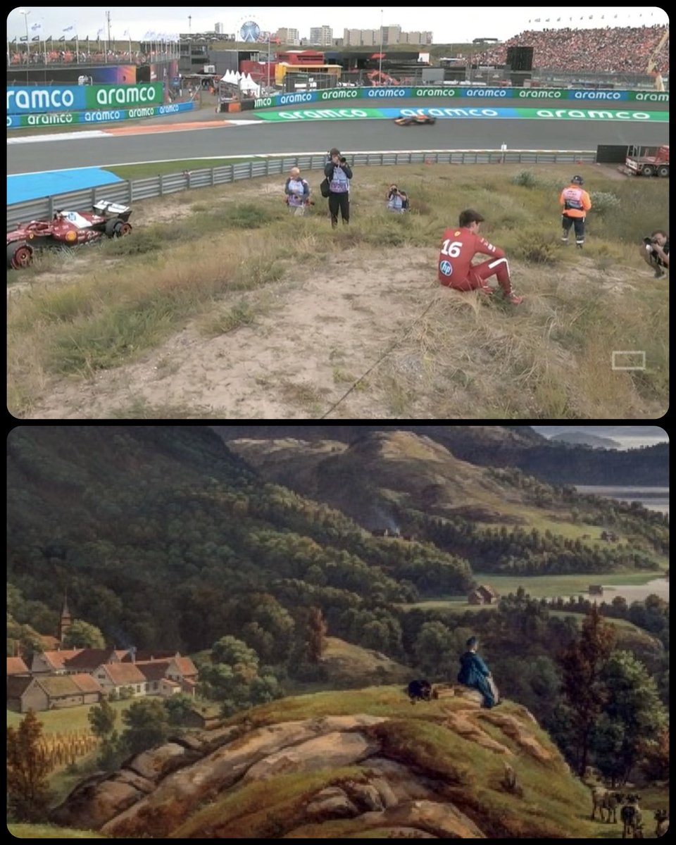 Stańczyk vibes, but also View of Lyse Abbey near Bergen, by Johan Christian Dahl, 1826