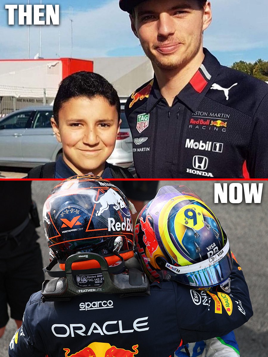 Isack Hadjar 🤝 Max Verstappen

From being a kid meeting one of your F1 heroes, to standing on the F1 podium with them!