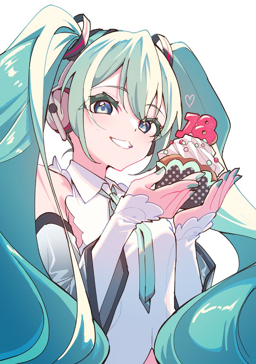 滑り込みお祝い！おめでとうございます🧁
#初音ミク生誕祭2025 #初音ミク