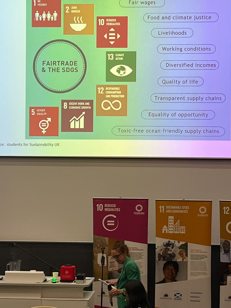 Frances Guy, CEO of Scotland’s International Development Alliance (<a href="/IntDevAlliance/">Scotland's International Development Alliance</a> ), talks about how #Fairtrade campaigners can work together to encourage more #sustainable supply chains at the #IFTTC 2025 in Edinburgh.