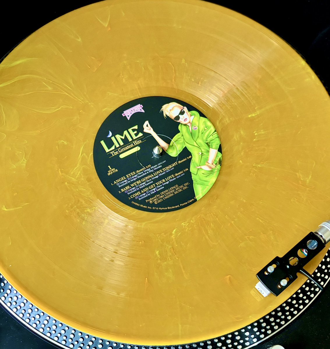 purplefunker's tweet image. 🔥Lime • The Greatest Hits REMIXED🔥

2021 Canada Unidisc Pressing
Orange Swirl Vinyl

#NowPlaying 
#Lime #Unidisc #VinyAddict