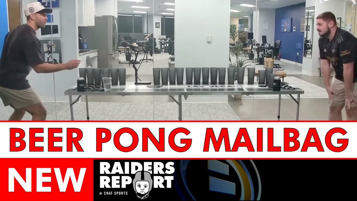 Raiders Report Mitchell Renz (@mitchellrenz365) on Twitter photo Special Raiders Report mailbag!
Today <a href="/JeremyChuggs/">Jeremy Beadling</a> & I answer questions around the latest NFL news & Raiders rumors heading into Week 1
Watch: youtu.be/L73q-HAATLE?si… 🏴☠️ <a href="/ChatSports/">Chat Sports</a>
While playing Beer Pong 🍻 Special Raiders Report mailbag!
Today <a href="/JeremyChuggs/">Jeremy Beadling</a> & I answer questions around the latest NFL news & Raiders rumors heading into Week 1
Watch: youtu.be/L73q-HAATLE?si… 🏴☠️ <a href="/ChatSports/">Chat Sports</a>
While playing Beer Pong 🍻