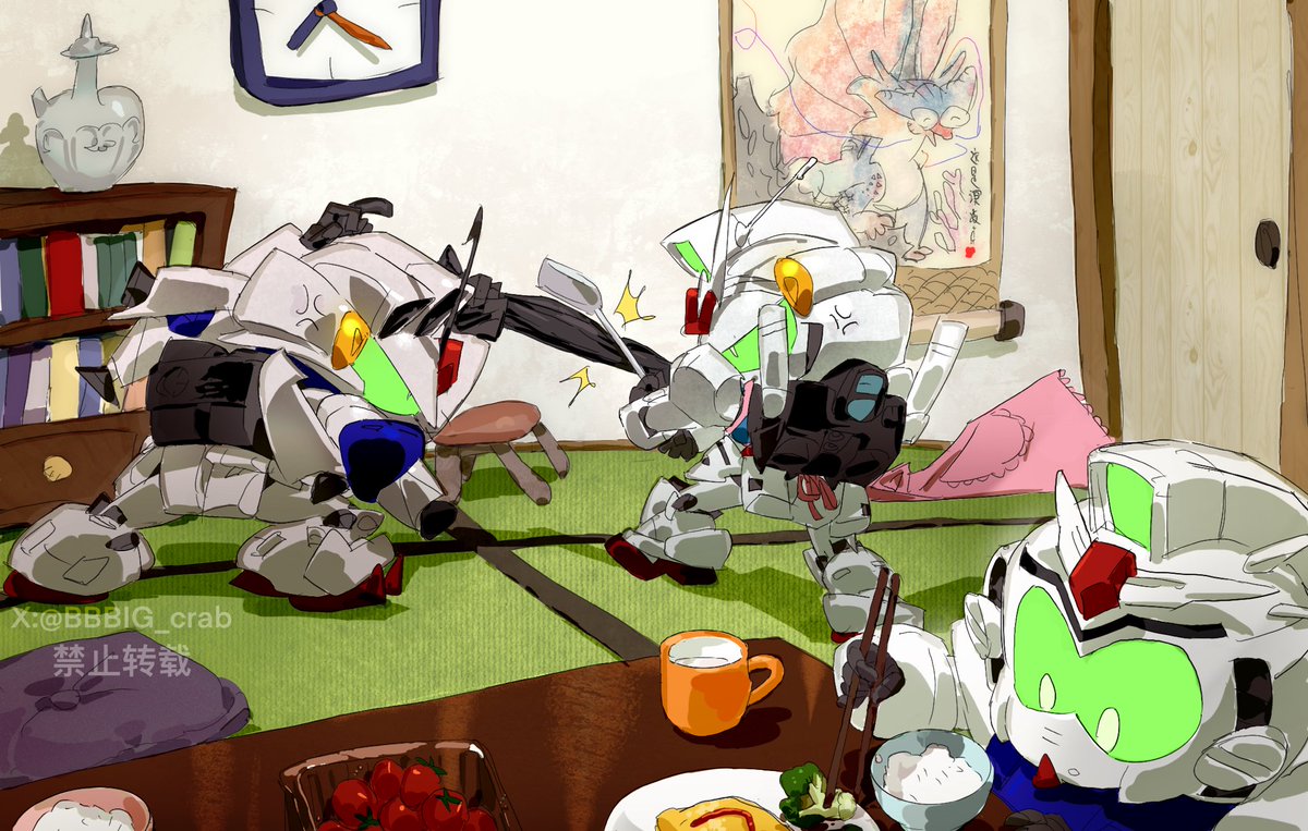 事已至此 先吃饭吧 #SDガンダム #フルカラー劇場