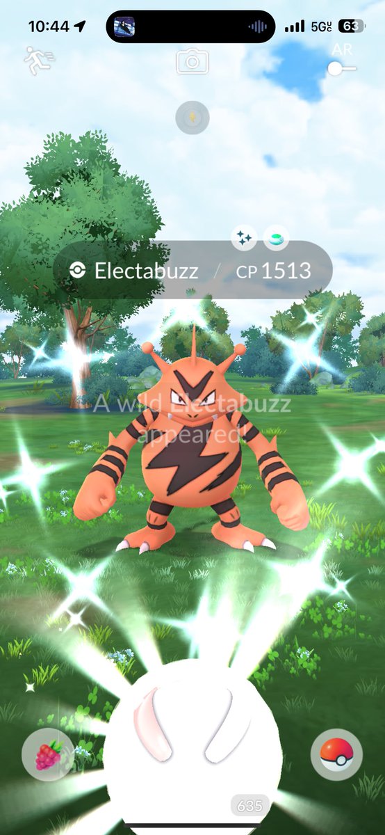 Omg 😱 just caught shiny ✨ Electrabuzz 😍

#pokemongo #pokemon #gaymer #teaminstinct #shinyhunter #ShinyPokemon