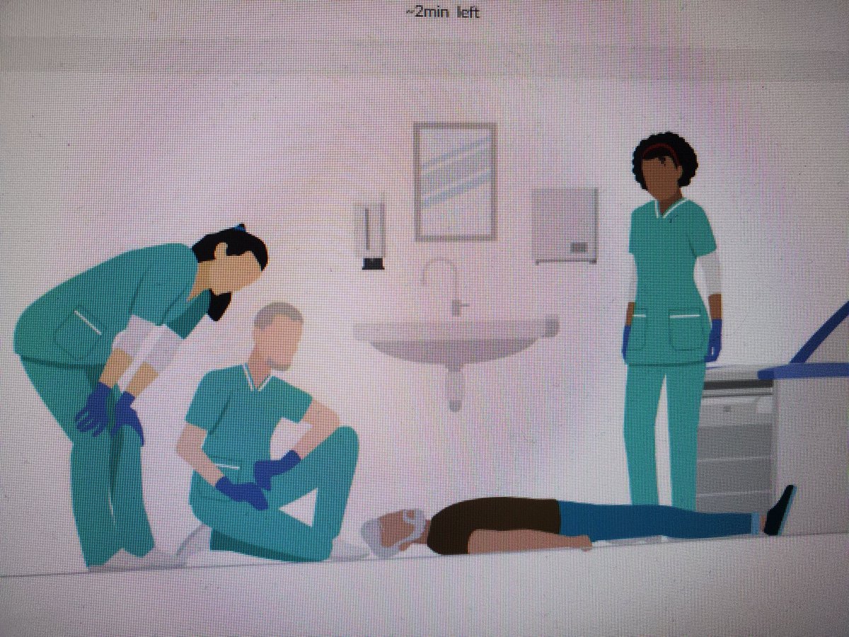 There is a reason people who do ACLS everyday think RQIs are absurd. My favorite question is the one that makes me select "hypotensive shock" as a type of shock. Caption this riduculous image.