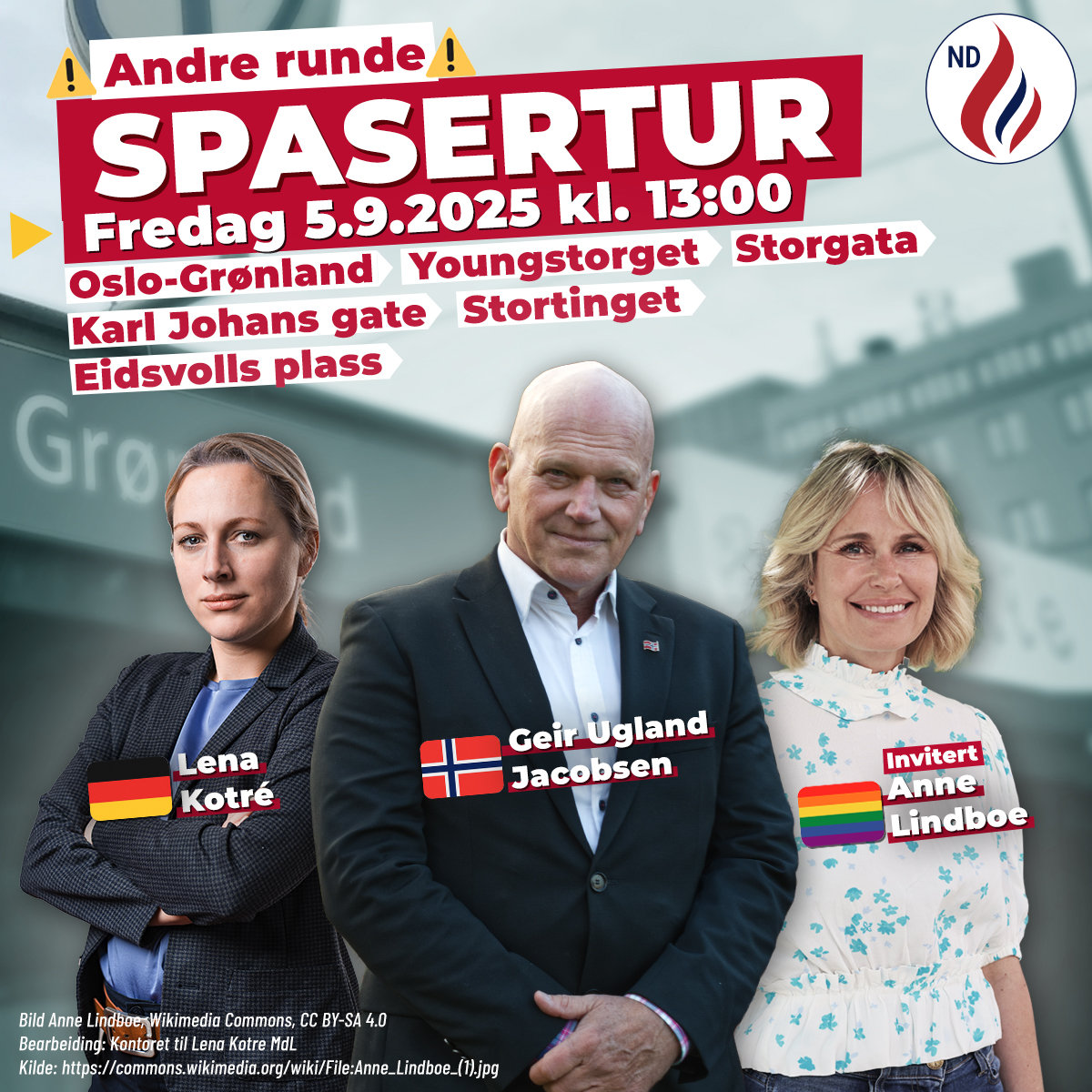 Vi inviterer (igjen) til spasertur gjennom Oslo!

Etter at den første spaserturen vår på Grønland i Oslo ble svært kort — siden politiet så det nødvendig å evakuere oss istedenfor de truende elementene — gjentar vi den i en litt utvidet form.

Vi inviterer også med oss Oslos