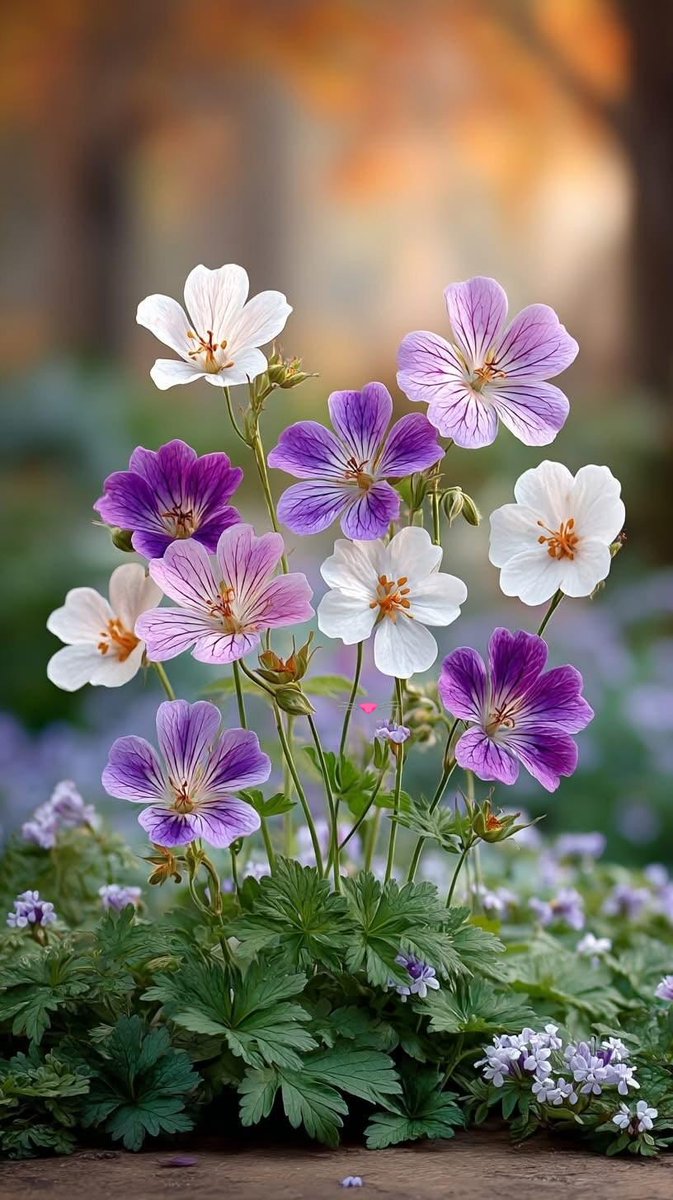 Beautiful flowers 🤍💜