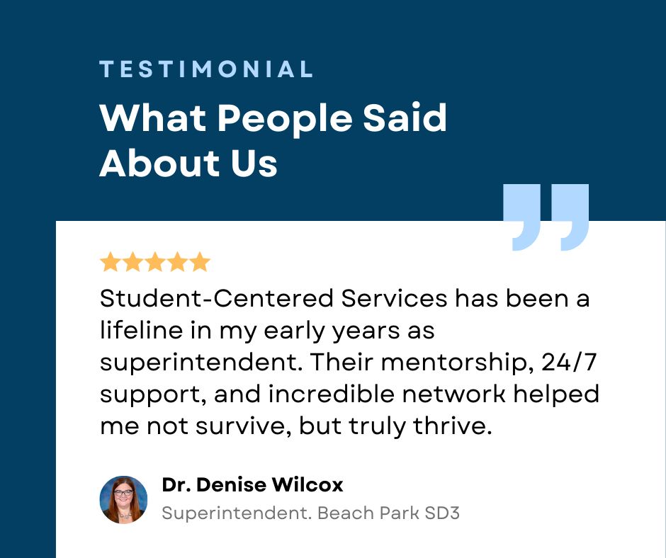 Thank you, Dr. Denise Wilcox, for your thoughtful words. We're proud to support leaders in Beach Park SD 3 through mentoring and executive coaching, helping them grow in confidence, clarity, and impact. 
#ExecutiveCoaching #MentorshipMatters #LeadershipDevelopment #DistrictVoices