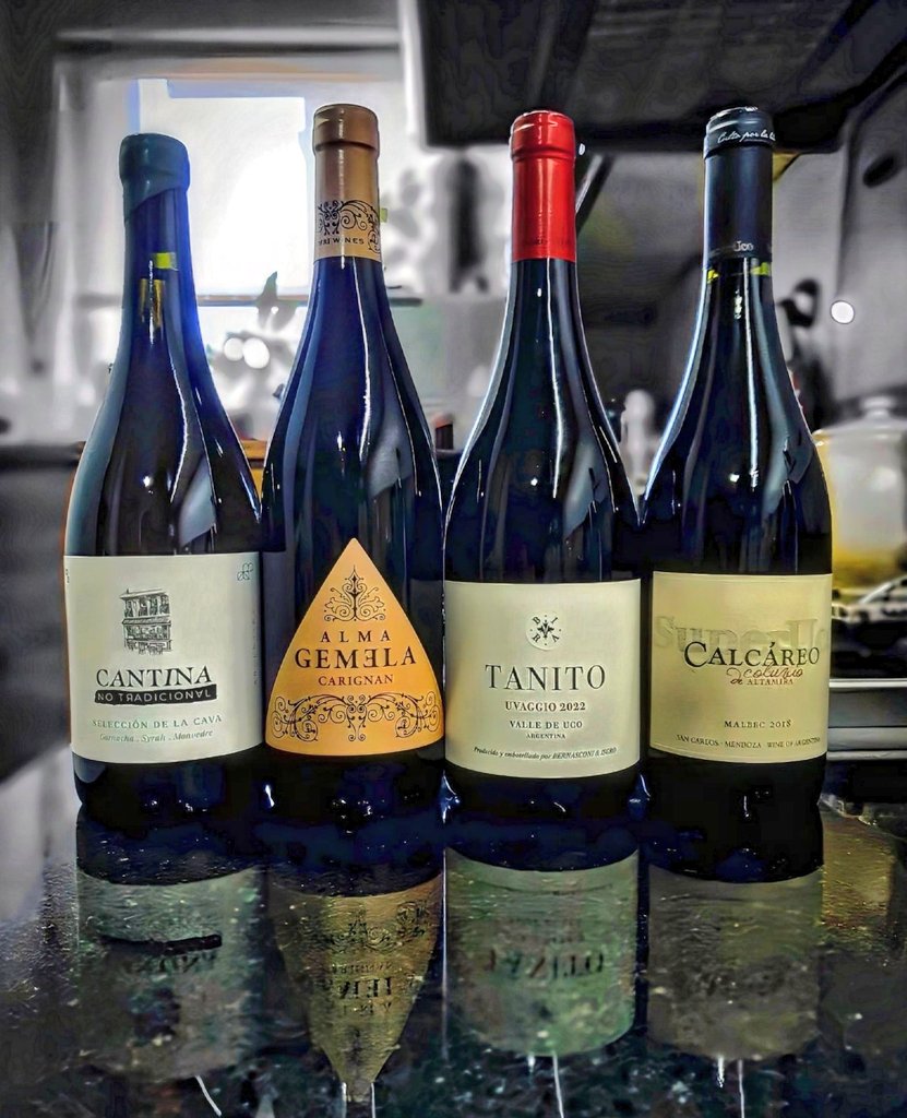 Es una buena ocasión para recomendar los Vinos AIma Gemela de Mariana Onofri <a href="/OnofriWines/">Onofri Wines</a>.
En las fotos se me mezcIan con otros vinazos.
Realmente son exquisitos y destaco la exploración con Cepas que no son muy conocidas 😎🍷
.
▪︎ Negroamaro.
▪︎ Garnacha [ ya se conoce un