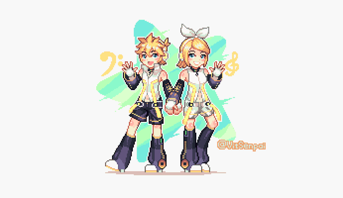 Kagamine Append ⭐️🎵
#pixelart #鏡音リン・レン #vocaloid