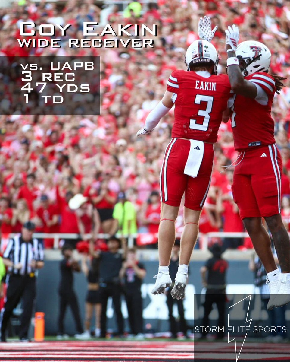 Strong Week 1 performance from our guy <a href="/CoyEakin/">Coy Eakin🌵</a>, including a 41 TD in the second quarter. Big season incoming!