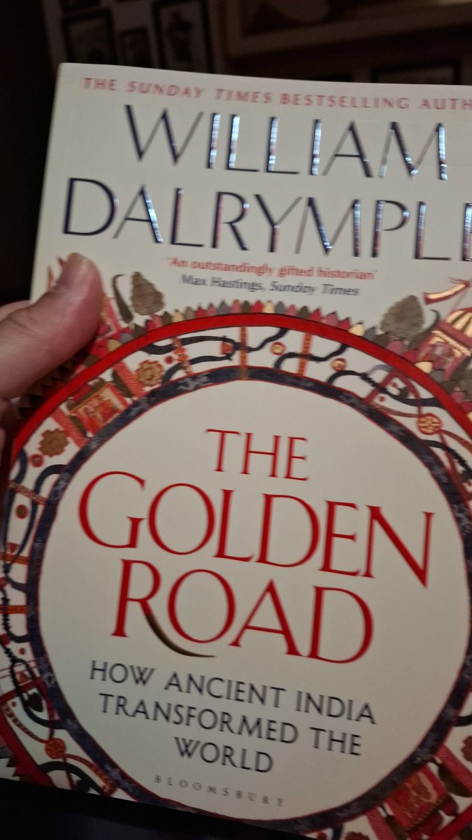 Reading "The Golden Road "by <a href="/DalrympleWill/">William Dalrymple</a> ;illuminating,enthralling and Groundbreaking.#History #Williamdalrymple #ancient #culture #research
