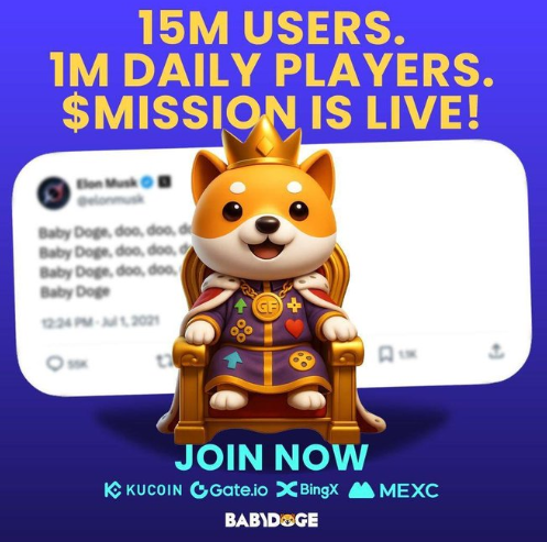 pangdung (@somnia_pang) on Twitter photo โญ๏ธGate to List MissionPawsible (MISSION) Spot Trading and Launch Launchpool
โ๏ธMission์ด๋?
MissionPawsible์ ์ธ๊ณ ์ต๋ ๋ฐ์ฝ์ธ ์ค ํ๋์ธ BabyDoge ํ์ด ๊ฐ๋ฐํ Telegram์ ์์์ผ๋ก ๋ฉ์์ง ์ฑ์ ์ํํ๊ฒ ํตํฉ๋ ๋ชจ๋ฐ์ผ GameFi ํ๋ซํผ์
๋๋ค. $MP ํ ํฐ์ผ๋ก ๊ตฌ๋๋๋ Web3 ๊ฒฝ์ ๋ฅผ ํตํด โญ๏ธGate to List MissionPawsible (MISSION) Spot Trading and Launch Launchpool
โ๏ธMission์ด๋?
MissionPawsible์ ์ธ๊ณ ์ต๋ ๋ฐ์ฝ์ธ ์ค ํ๋์ธ BabyDoge ํ์ด ๊ฐ๋ฐํ Telegram์ ์์์ผ๋ก ๋ฉ์์ง ์ฑ์ ์ํํ๊ฒ ํตํฉ๋ ๋ชจ๋ฐ์ผ GameFi ํ๋ซํผ์
๋๋ค. $MP ํ ํฐ์ผ๋ก ๊ตฌ๋๋๋ Web3 ๊ฒฝ์ ๋ฅผ ํตํด