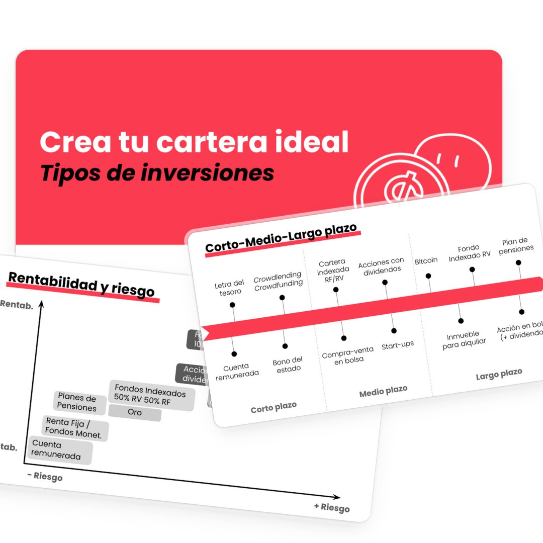 Quiero regalarte una formación que hago en comunidades y webinars. 

Se llama "Cómo crear tu cartera ideal"

Te enseña a seleccionar las inversiones adecuadas para cada perfil. 

¿Te interesa?
♻️ Haz RT
💬 Comenta "CARTERA"
y te mando por DM el acceso 🤝
