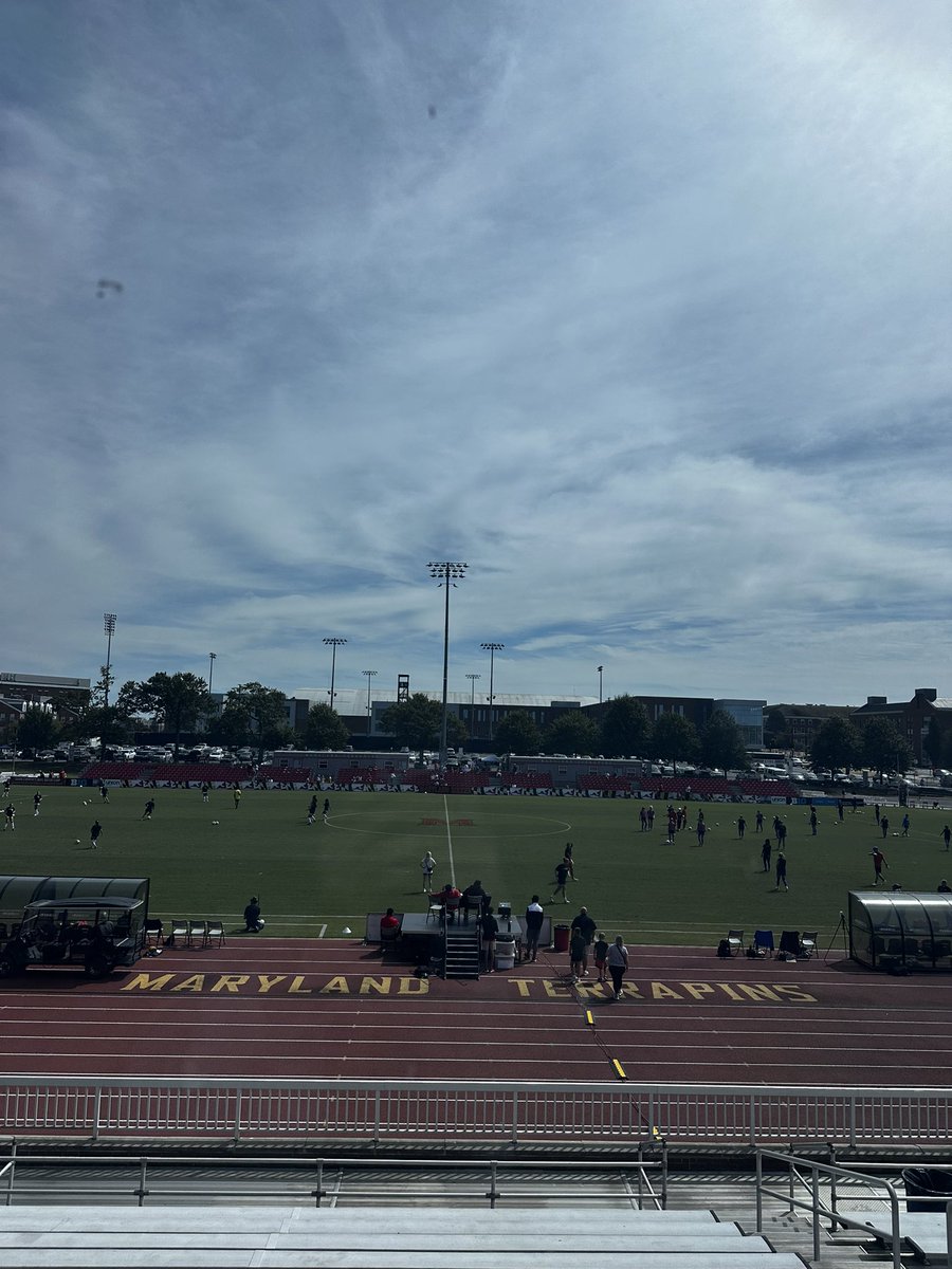 Ludwig is the place to be today as <a href="/TerpsWSoccer/">Maryland W. Soccer</a> takes on <a href="/GatorsSoccer/">Gators Soccer</a> at 12:00 p.m!

I' am very excited to say that I'll be making my debut call on <a href="/BigTenPlus/">B1G+</a> with <a href="/DashTischler/">Dash Tischler</a>.

The Terps are 4-0 at home this year and hope to keep that streak alive today.
