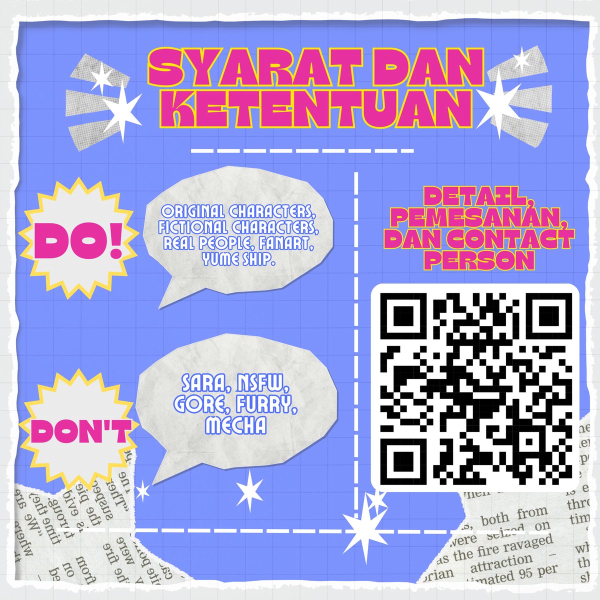 ❗️ CHARITY YCH COMMISSION (LOCAL ONLY) (SHARE WILL BE APPRECIATED)❗️

Hello! Me and my artist friends decided to open charity YCH commission to support civil movement against injustice in Indonesia.