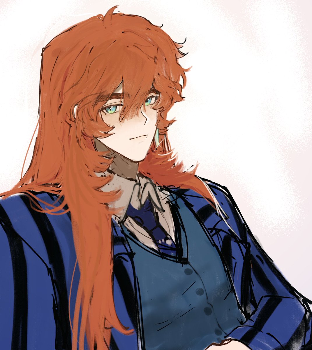 (  พึ่งเห็นว่ายังไม่เคยวาดเขายิ้มเลย🧍)