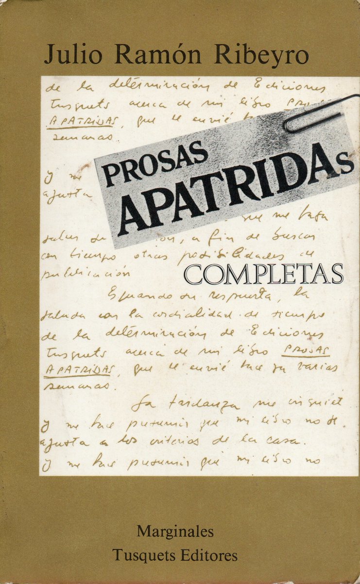 Julio Ramón Ribeyro nació el 31 de agosto de 1929. Maestro de las formas breves: el cuento, el diario (La tentación del fracaso) y sus inclasificables Prosas Apátridas. Lacónico —entre el humo del cigarrillo y el rictus de amargura permanente— es un escritor de culto que amó.