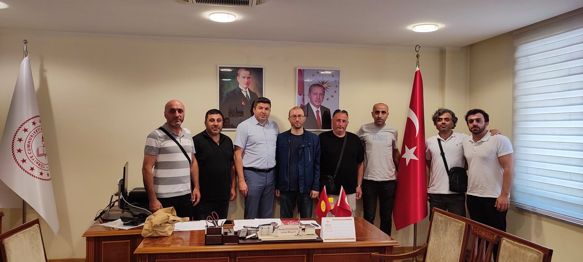 Kırgizistan Bişkek Eğitim Müşaviri Kürşat Dulkadir beyi makamında ziyaret ettik. Anayurttan Atayurda...