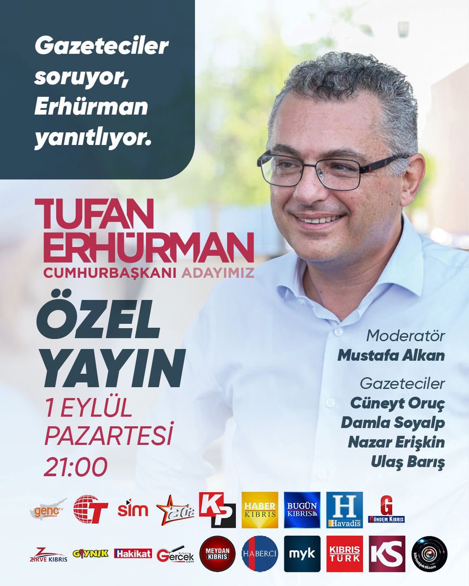 Özel yayında gazetecilerimiz ile bir araya geliyor, sorularını yanıtlıyorum.

Yarın akşam saat 21:00'deki canlı yayında buluşalım.
